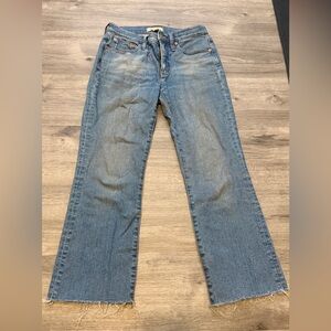 Madewell mid rise kick out  Jeans